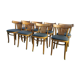 Série de 8 chaises bistrot