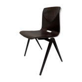 Pagholz Galvanitas S22 chaise d’école empilable brun foncé