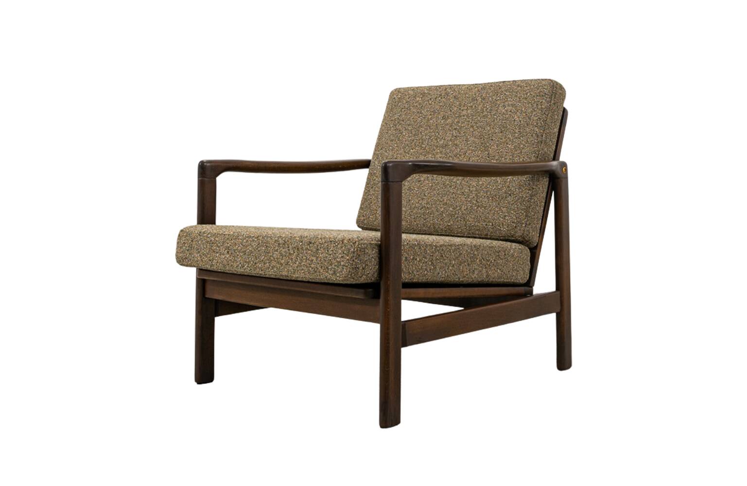 Fauteuil des années 60 par Zenon Bączyk, Pologne.