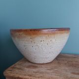 Stoneware salad bowl from Puisaye Jean-Pierre Prud'homme