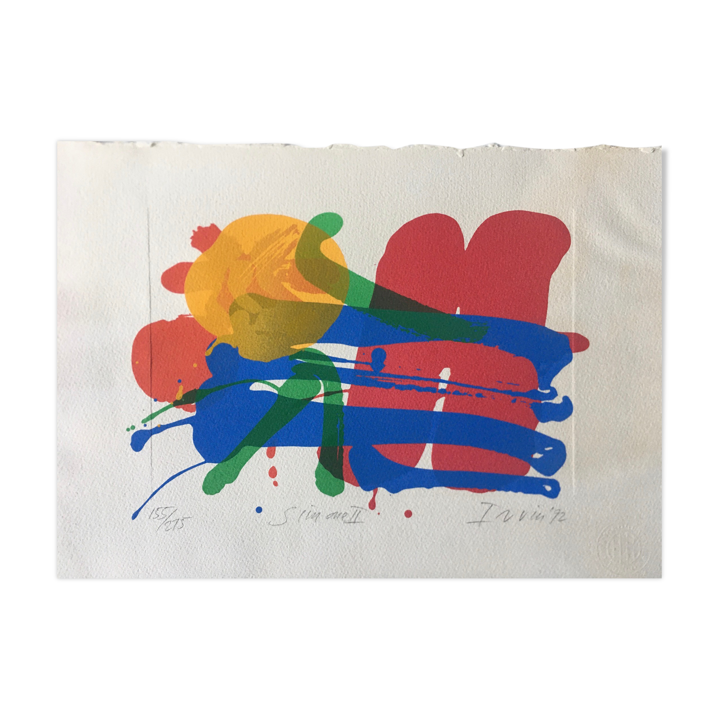 Albert Irvin screenprint