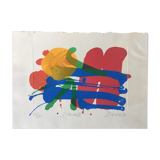 Albert Irvin screenprint