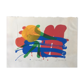 Albert Irvin screenprint