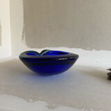 Vintage sommerso Murano ashtray