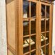 Oak display cabinet