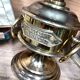 Lampe vintage “Virginia Beach” opaline & laiton