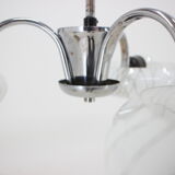 Art Deco chrome chandelier/Napako, 1930´s.