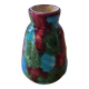 Small vase signed Longwy - Hand-painted enamels - France
