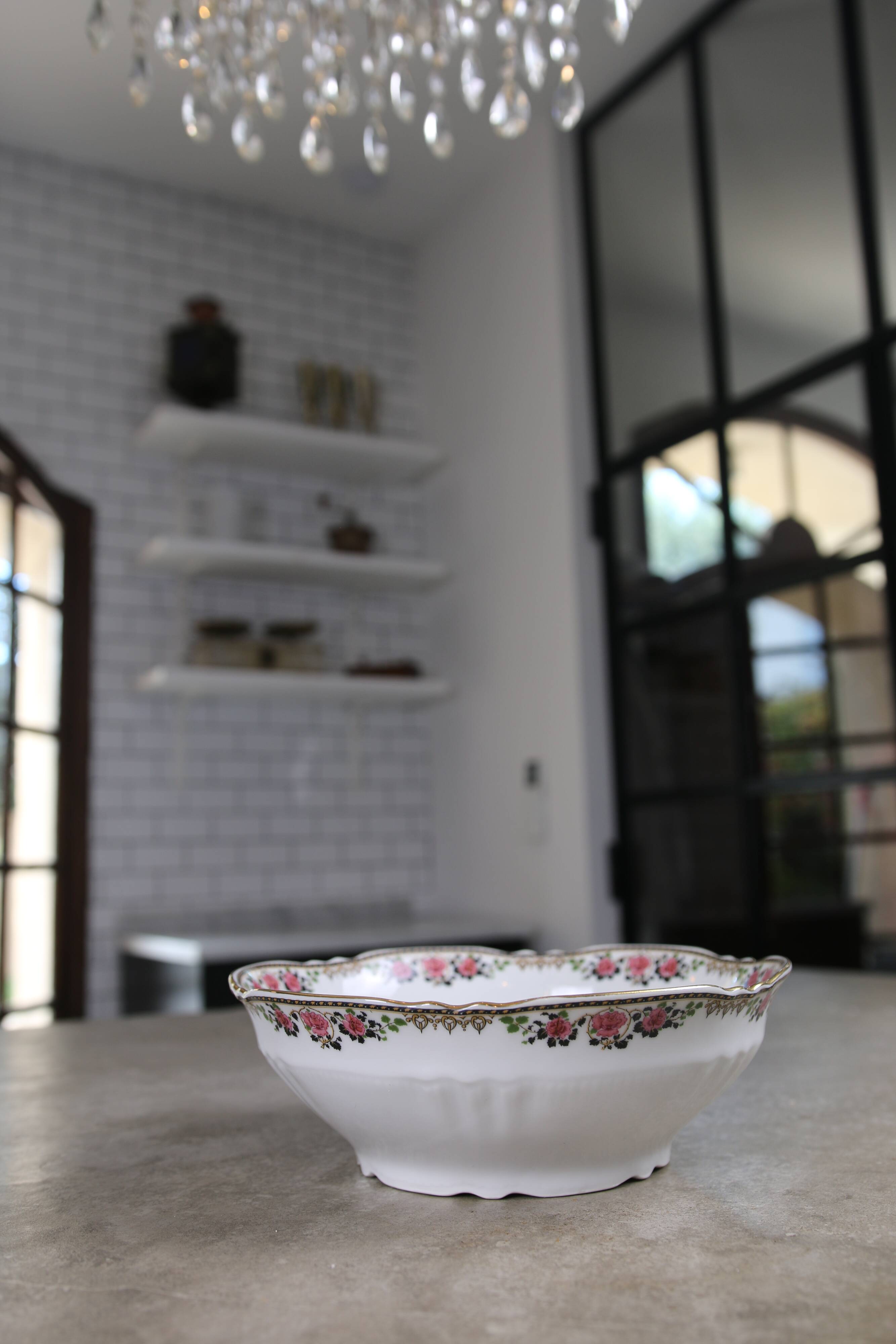 66-piece Limoges porcelain service, mid-20th century