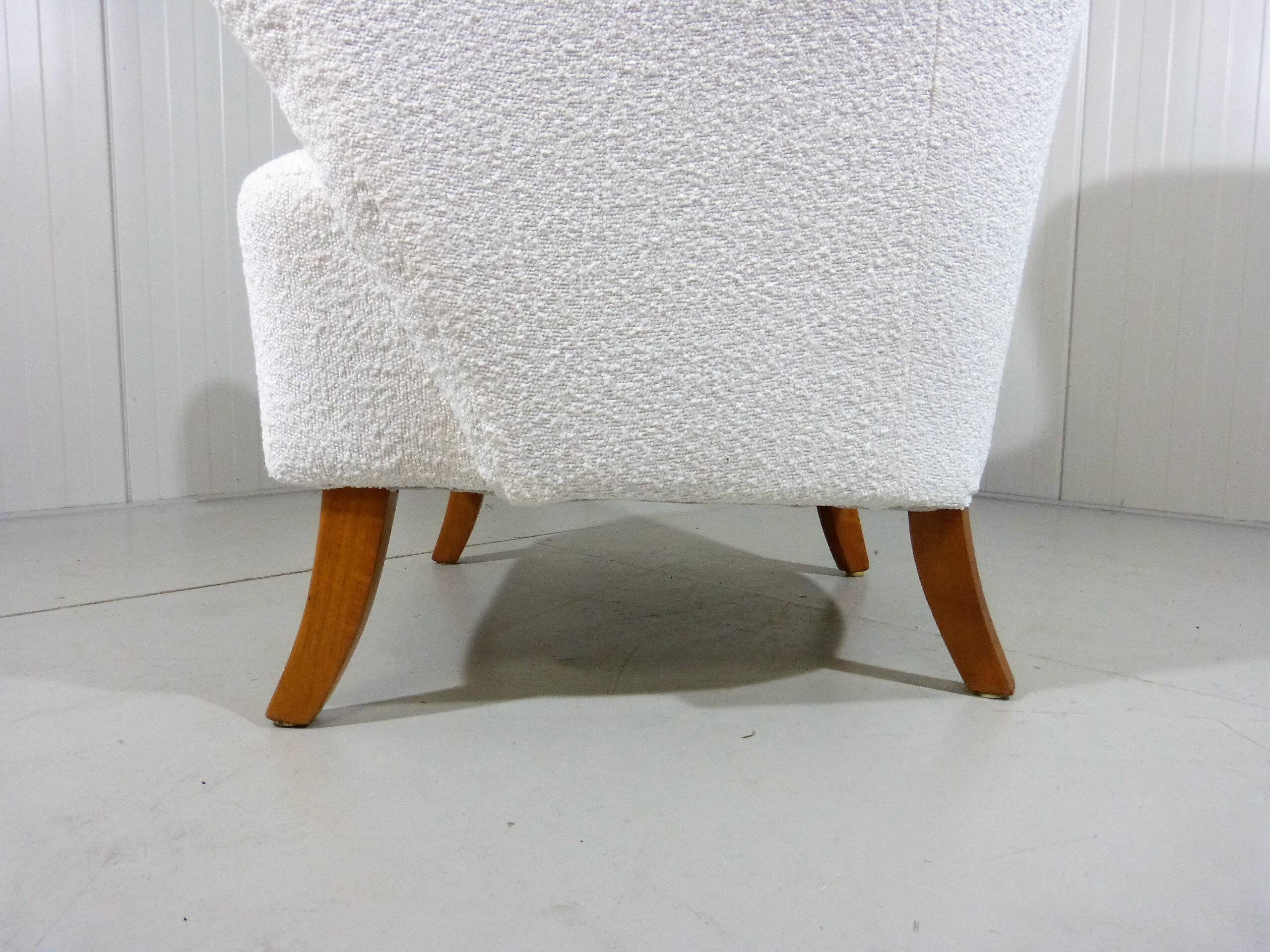 Boucle armchair lounge chair Sweden, 1950’s