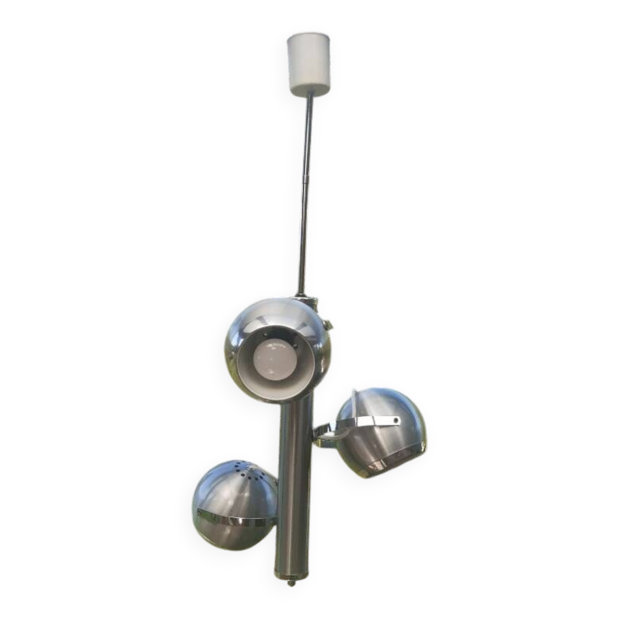 Vintage "space age" eyeball pendant light