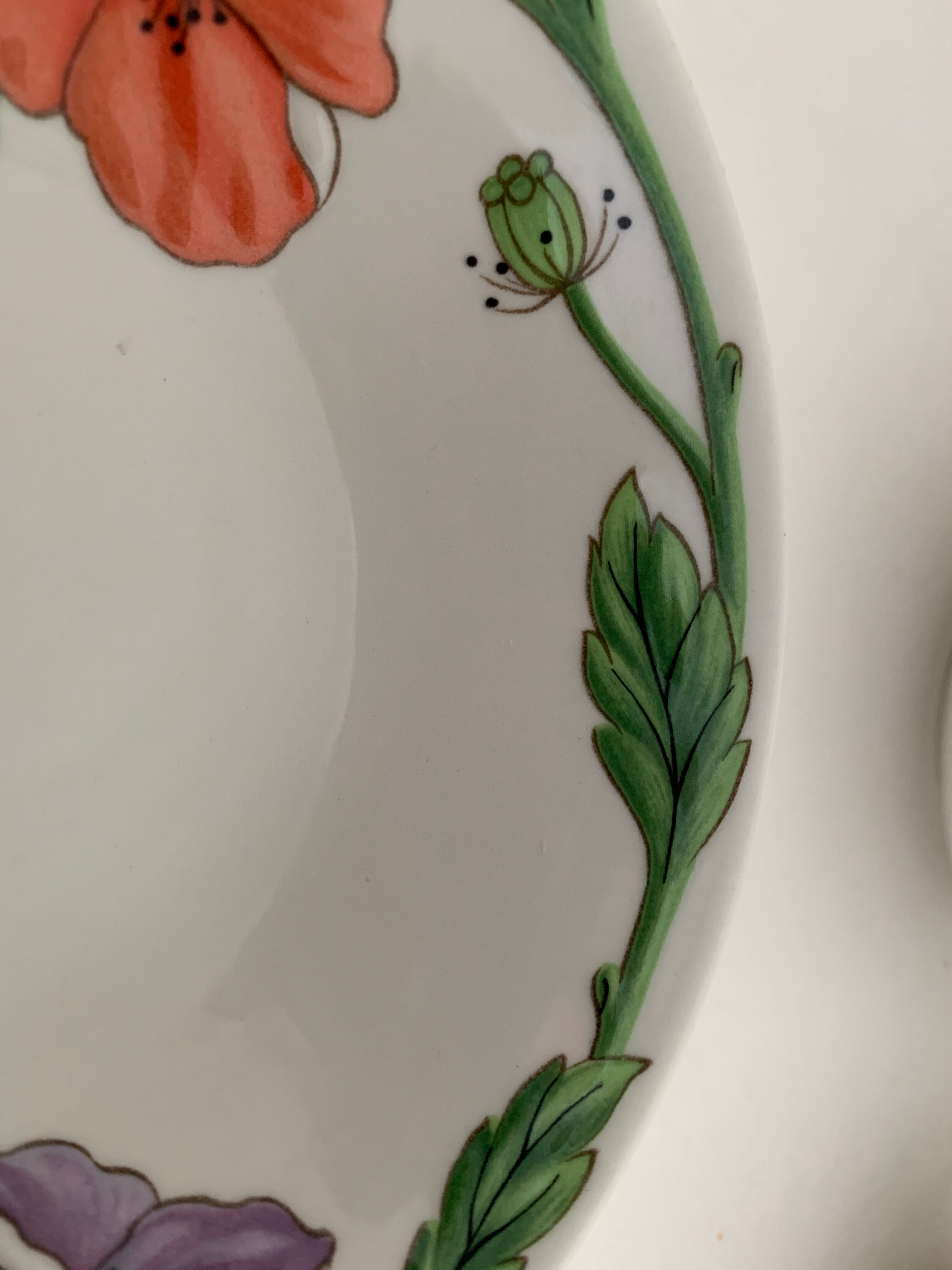 8 cups or ramekins Villeroy and Boch, contemporary Amapola model