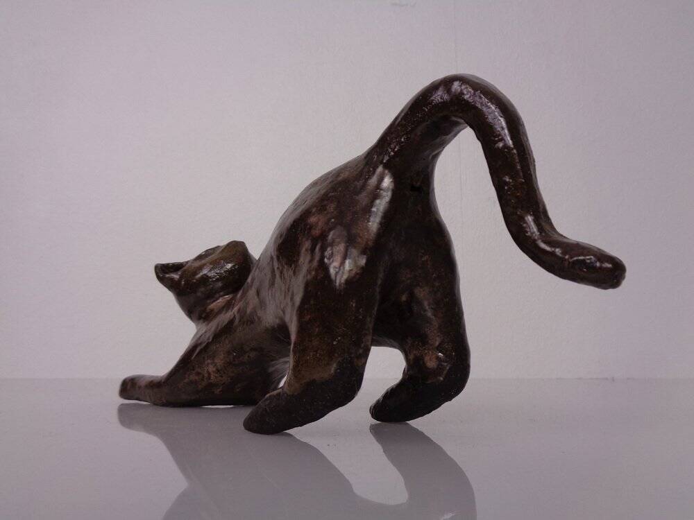 Large ceramic cat, Germany, 1960s