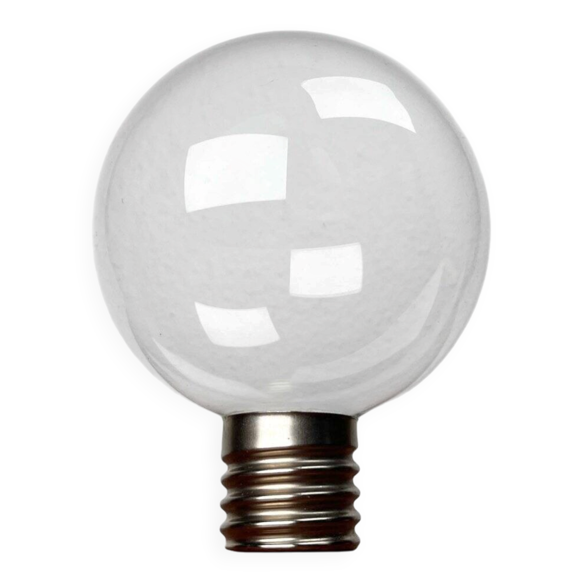 Vintage German Space Age replacement or spare glass piece for lamp by Motoko Ishii for Staff, 1970s.