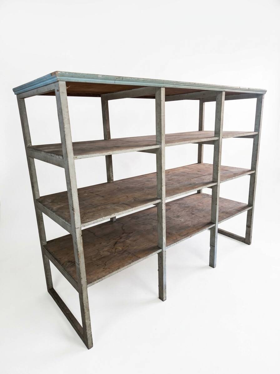Old shop bookshelf