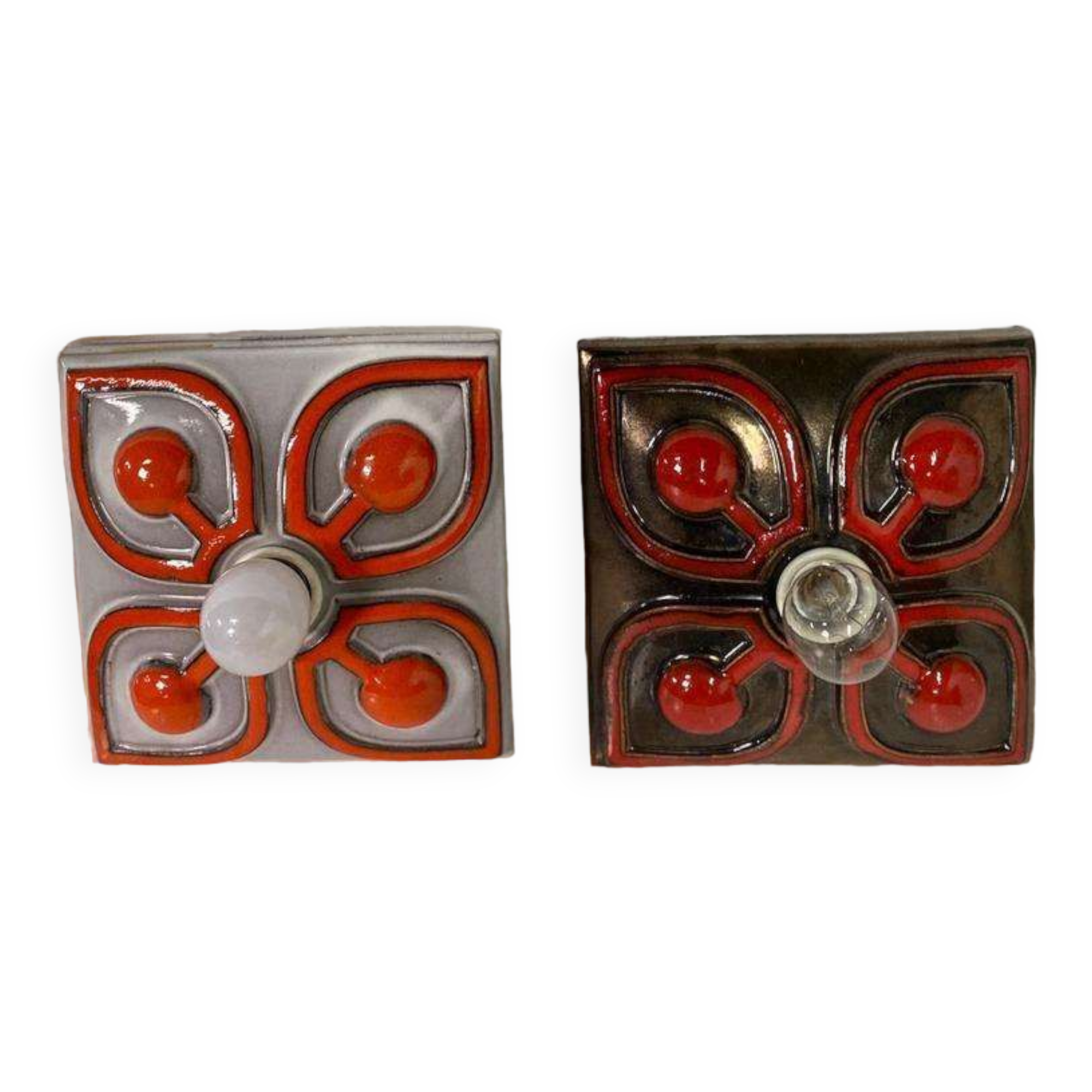 Vintage lava wall lamps