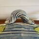 Large Dish with Handles in Handmade Ceramic - Hand-Painted Floral Decoration