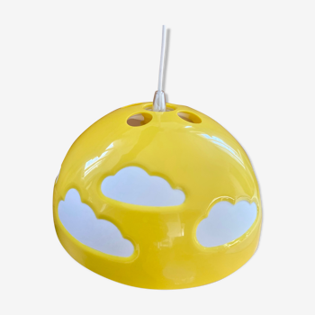 Luminaire suspension cloud skojig ikea yellow design henri preutz