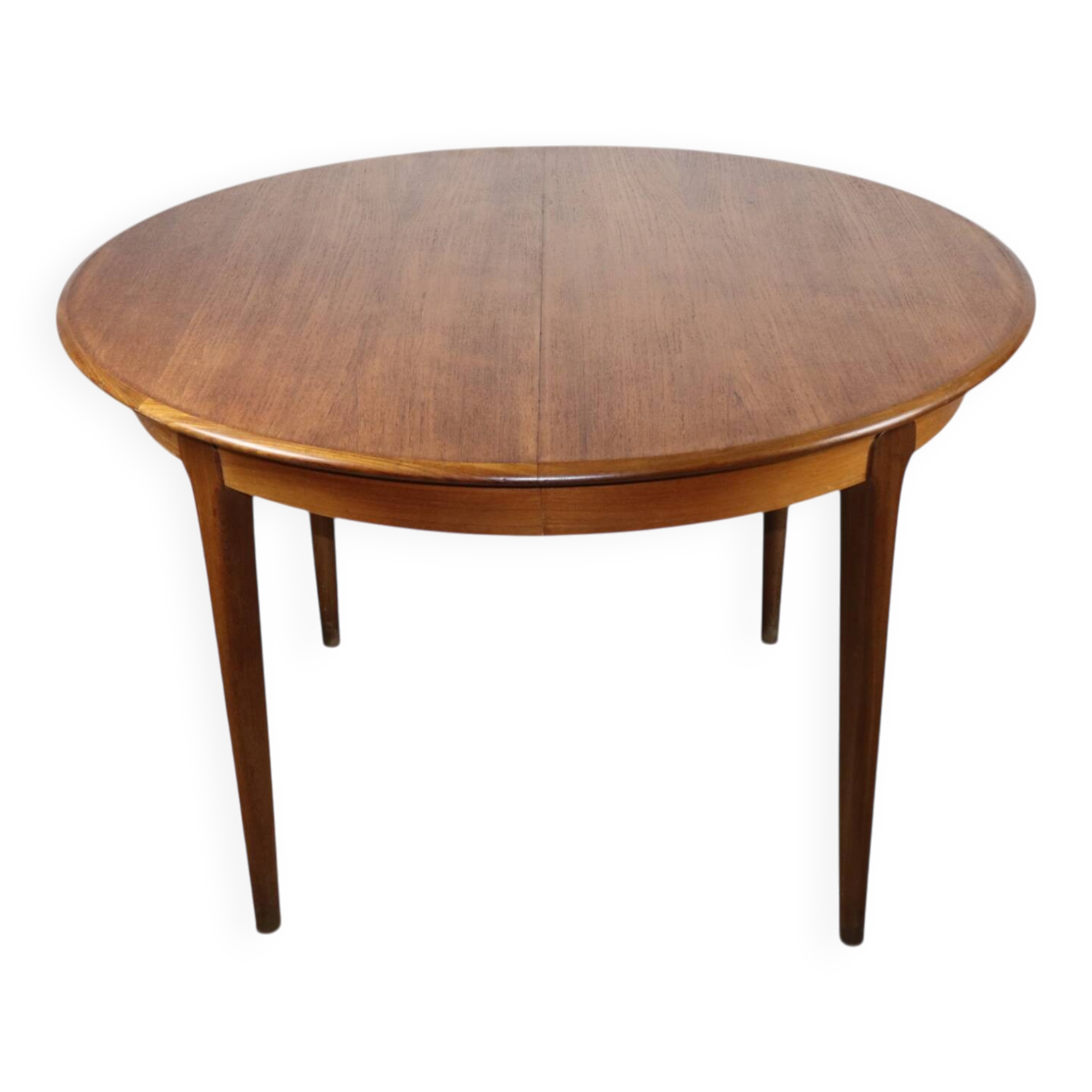 Scandinavian extendable dining table in teak - 1960s