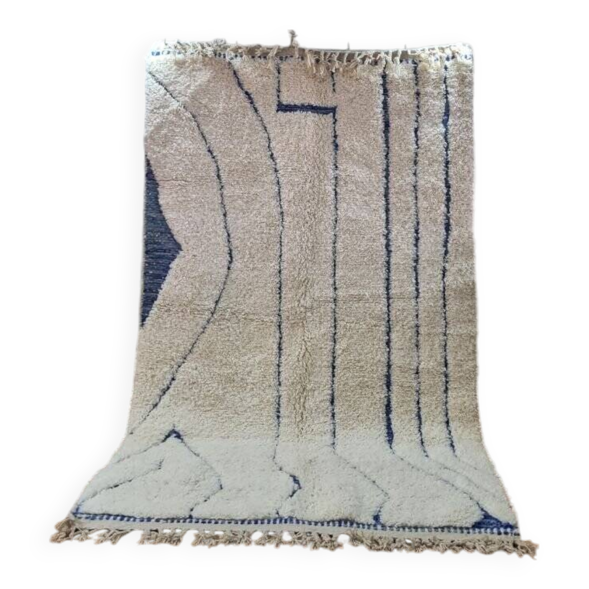 Handmade Beni Ouarain rug 250x150 cm
