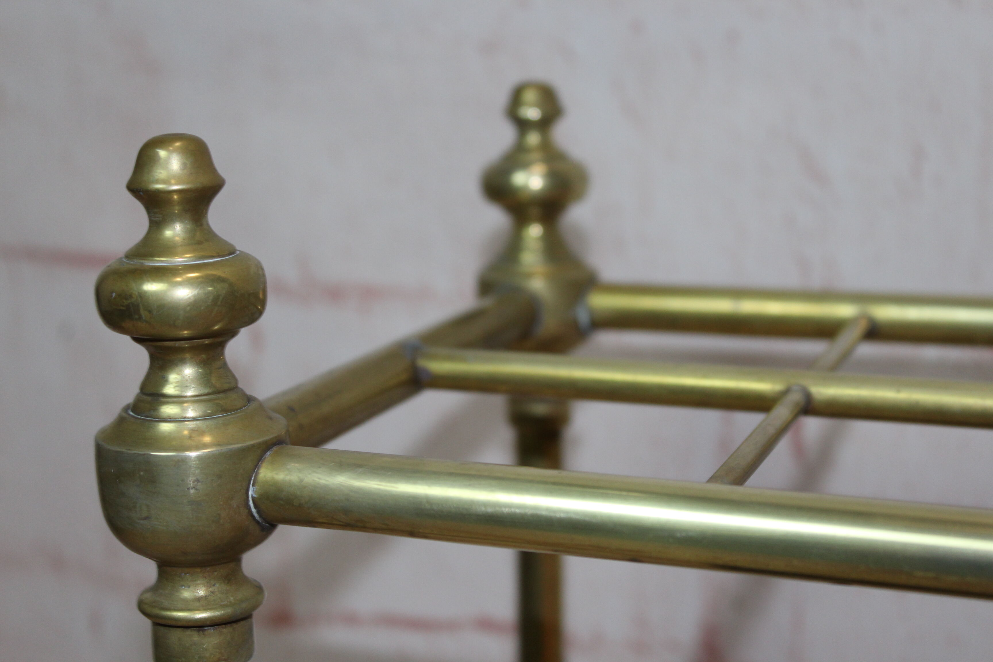Old brass umbrella holder