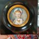 Peinture miniature sous cadre Napoléon III