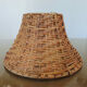 Bamboo rattan clip lampshade 80s