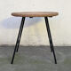 Vintage wicker side table from the 60s