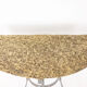 Pair of metal and bronze cast consoles. Contemporary.