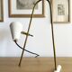 Large Italian table lamp in brass design from the 50s