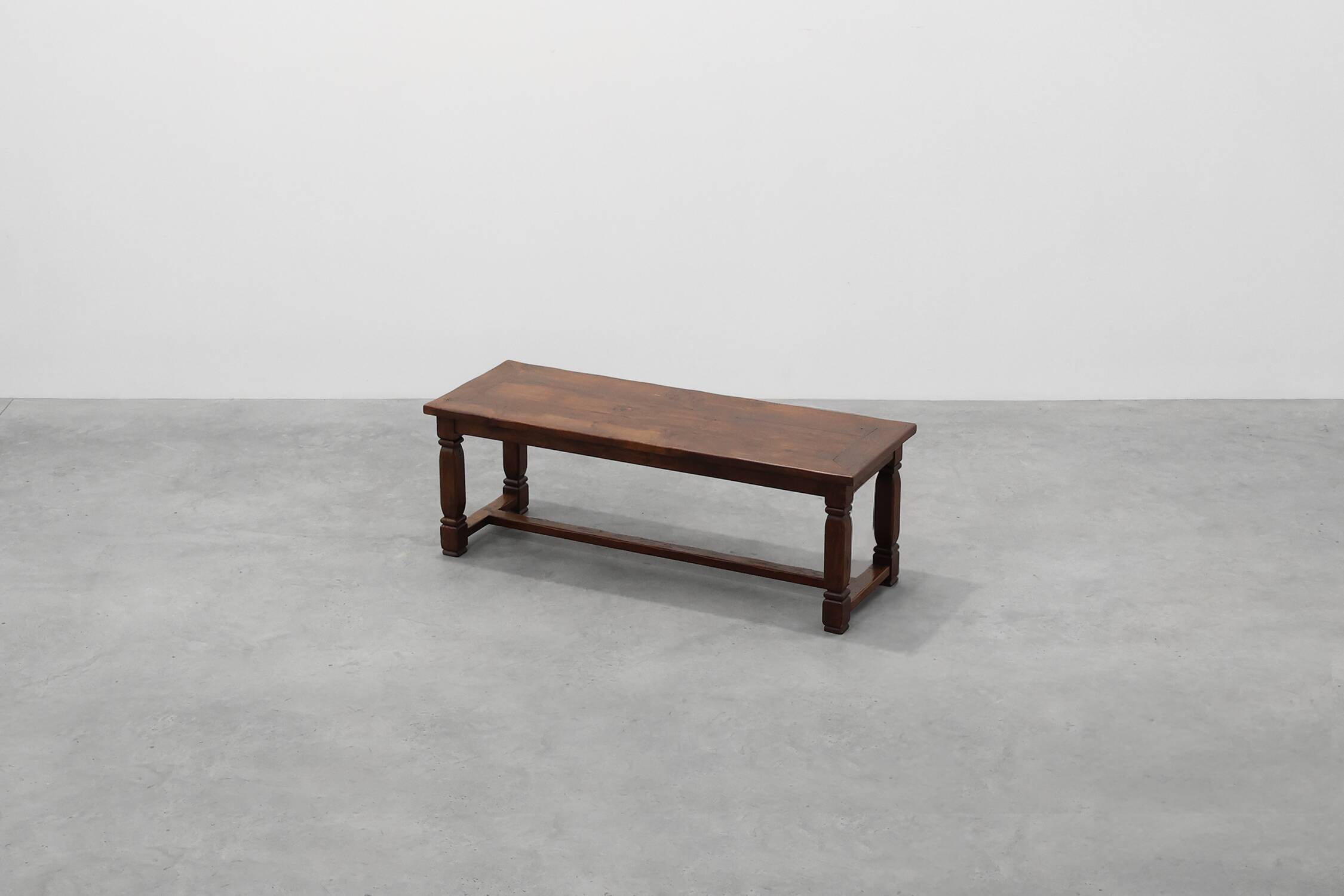 Large French Provincial rustic Oak Table, ca. 1900