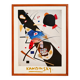 Vintage Framed Kandinsky Art Print, 85 x 64 cm