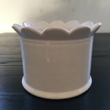 White corolla flowerpot