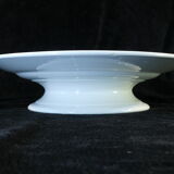 Compotier en faience de St AMAND décor blue flower