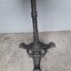 Table bistro period art Nouveau 1900 cast and marble