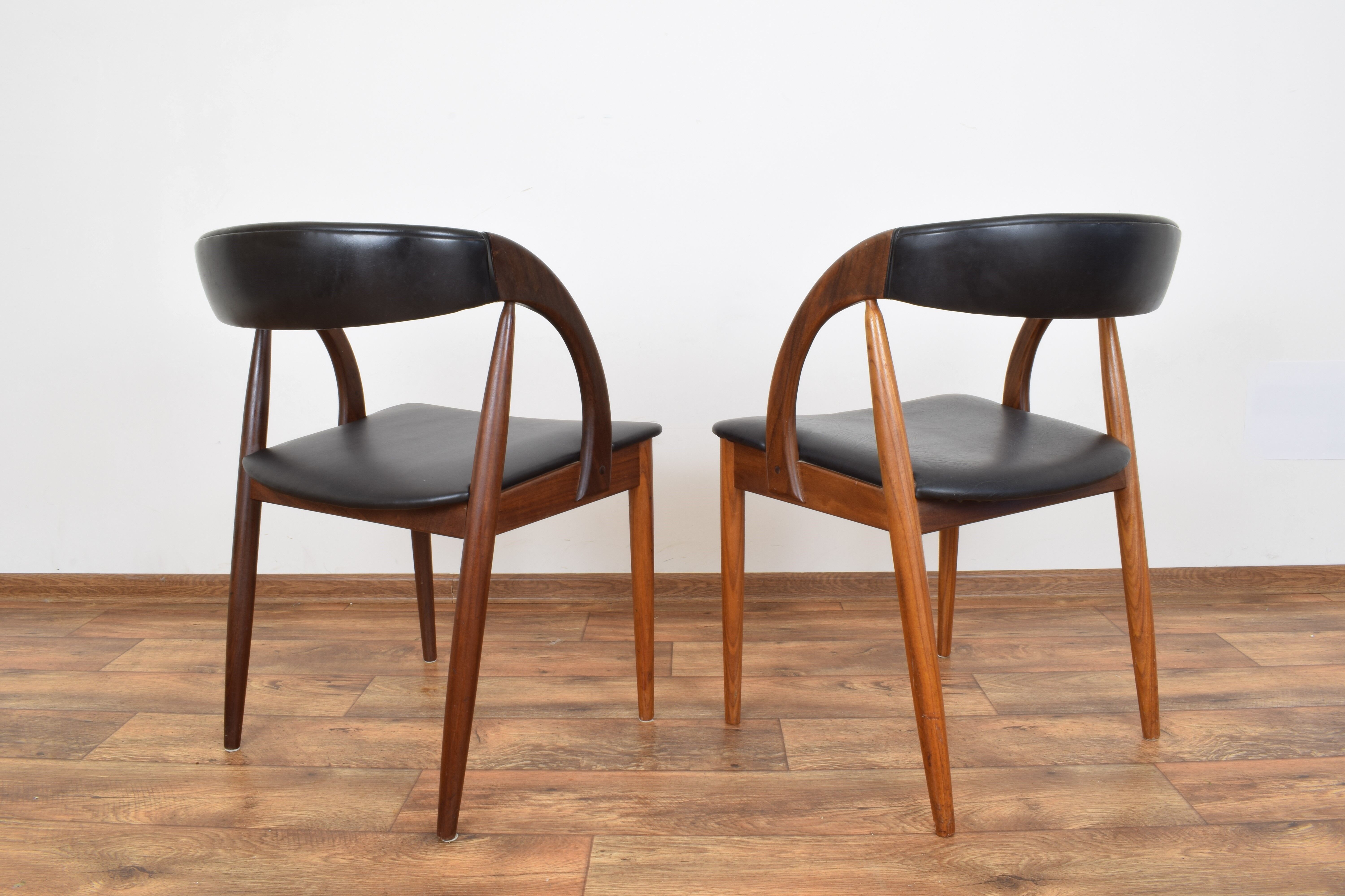Mid-century danish dining chairs, 1960, set of 2