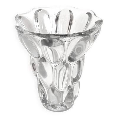 Vase PIerre D'Avesn cristal Nid d'abeille Hauteur 20,7 cm