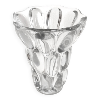 Vase PIerre D'Avesn cristal Nid d'abeille Hauteur 20,7 cm