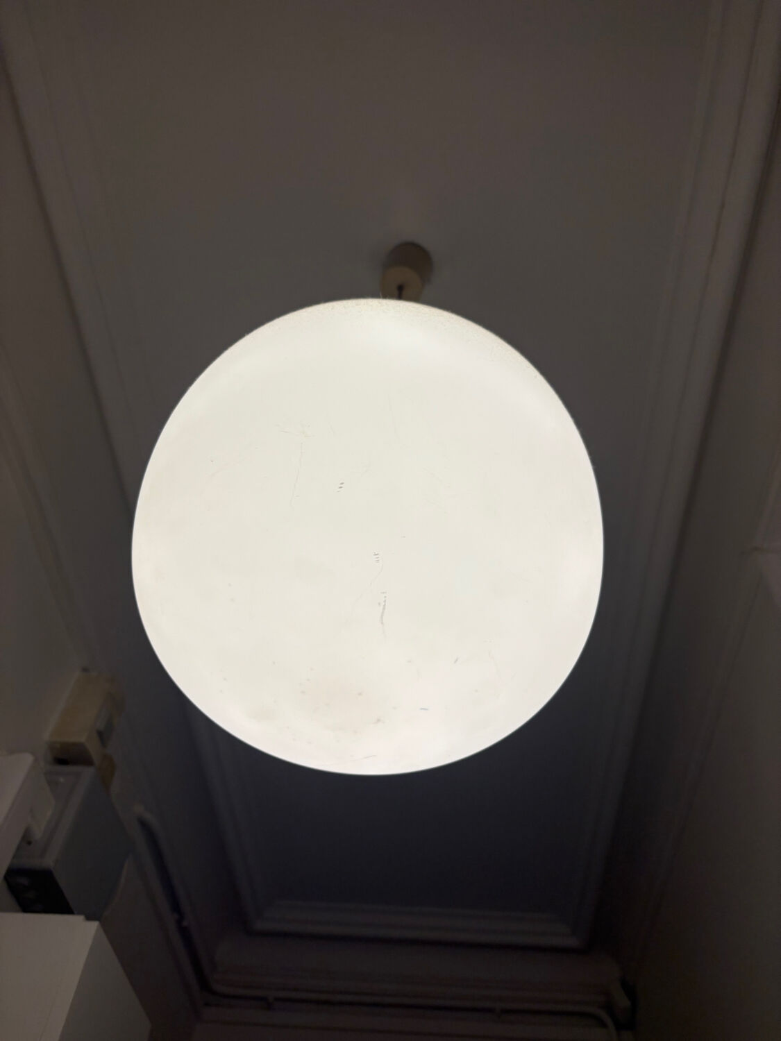 Ball glass chandelier