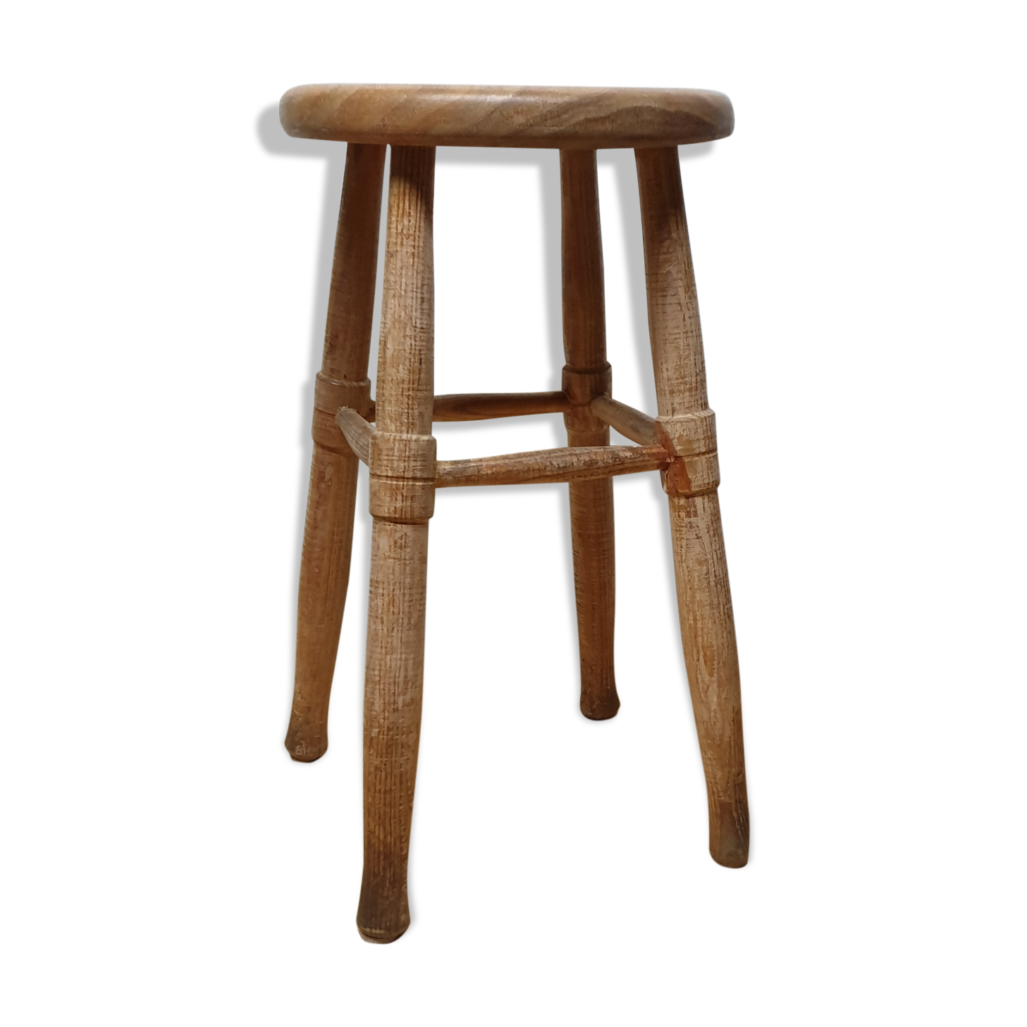 Tabouret vintage en bois