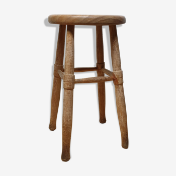 Tabouret vintage en bois