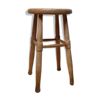 Vintage wooden tabouret