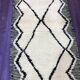 Handmade pure wool traditional hallway rug size 75/300 cm