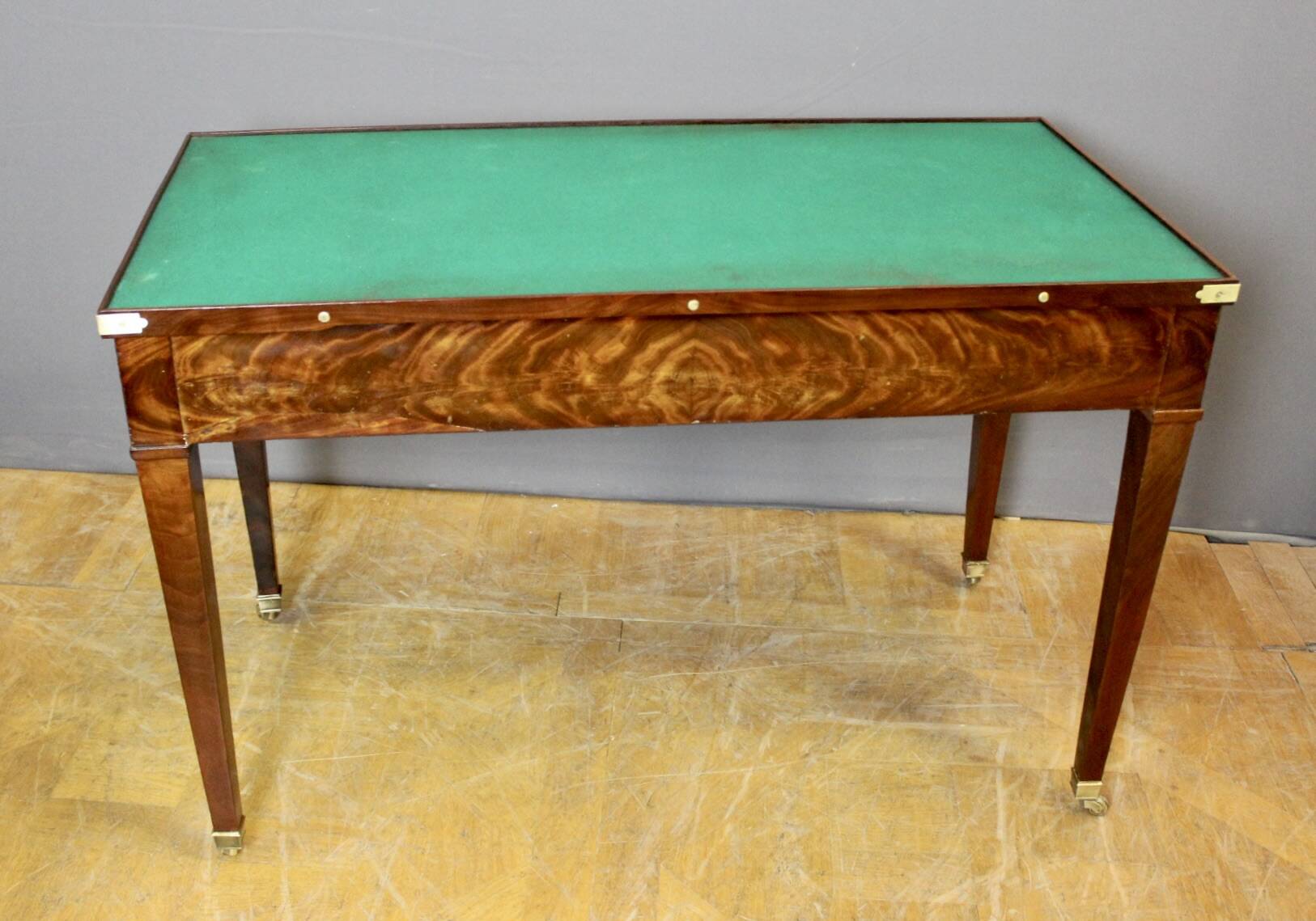 19th Century mahogany Tric Trac game table