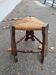 Ancien tabouret gothique arts and crafts