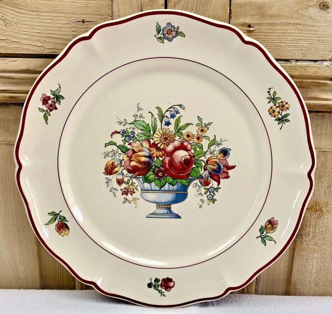 6 old flat plates model Floralia Villeroy & Boch