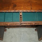 French walnut buffet sideboard, decorated, circa 1850.