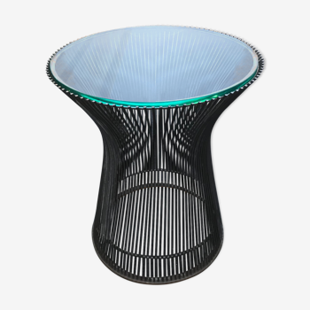 Table d'appoint Platner piètement nickel poli Knoll