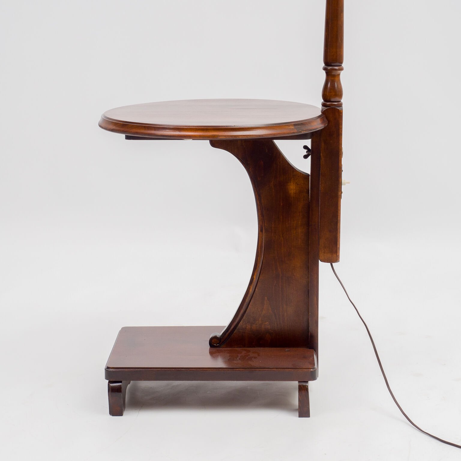 50s floor lamp with integrated table