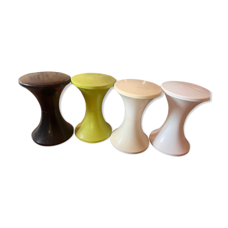 Set of 4 tam tam stools